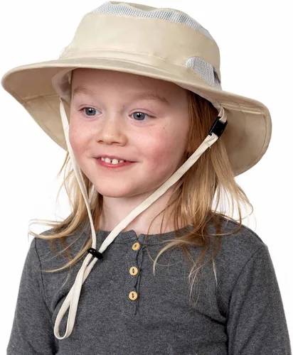 Miniatura 8 de JAN & JUL Gorro de jaspe junior para niños, algodón UPF 50+, talla ajustable