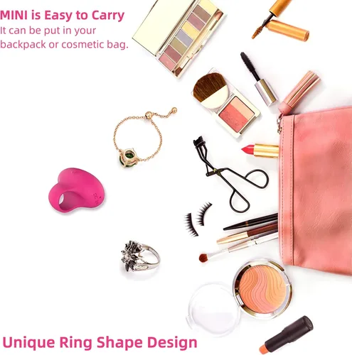 Miniatura 6 de Mini-Ring - Bola de masaje facial personal y ocular recargable por USB, portátil, masajeador de bolsillo de viaje, aprieta los músculos faciales