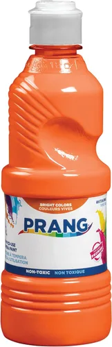 Miniatura 21 de Prang témpera líquida lista para usar Azul; Blanco; Negro; Violeta; Melocotón; Amarillo; Verde; Magenta; Marrón; Rojo; Naranja; Turquesa-Azul