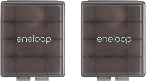 Miniatura 7 de Eneloop Panasonic BQ-CASE2SA - Estuches de almacenamiento de batería con capacidad para 4 pilas AA o 5 pilas AAA, paquete de 2