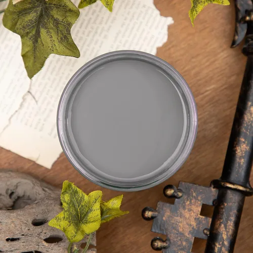 Miniatura 329 de Dixie Belle Paint Company - Pintura con acabado de tiza para muebles, color negro (Caviar), 1 galón, 128 fl oz, pintura mineral color rosa intenso
