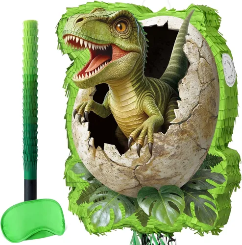 Miniatura 106 de WERNNSAI - Piñata de sirena plegable, piñata de cumpleaños con flecos que incluye cuerda para jalar, venda y bate. Decoraciones