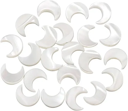 Miniatura 14 de LiQunSweet 10 cuentas de gato de concha natural, cuentas sueltas de cabeza de animal para collares, pulseras, aretes, fabricación de joyas, 0.394 x