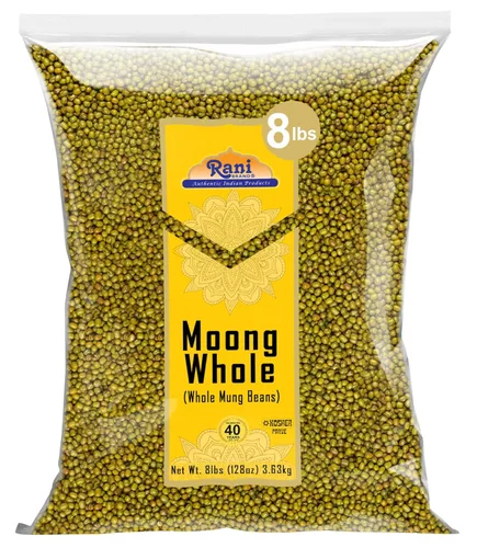 Miniatura 17 de Rani Moong Dal (granos de mung sin piel) Lentejas indias de 128 onzas (8 libras), 8.0 lbs x paquete de 5 (total 40 libras) a granel, totalmente
