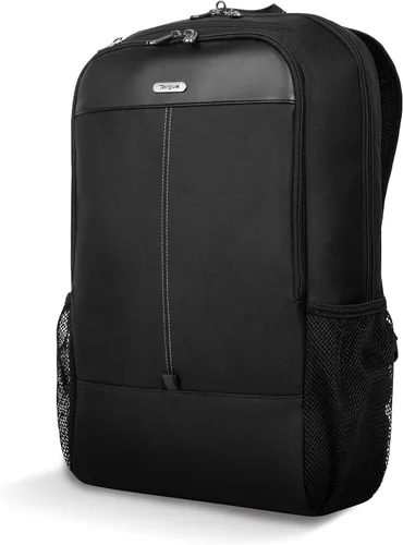 Targus Mochila clásica para laptop de 17 pulgadas, se adapta a la mayoría de portátiles de hasta 17 pulgadas, mochila de viaje acolchada para