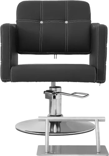 Miniatura 8 de Kaleurrier Reposapiés de acero inoxidable,Reposapiés móvil profesional,Piezas de pedal para peluquería peluquería belleza spa uñas masaje salón