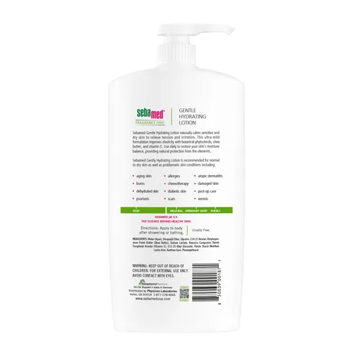 Miniatura 3 de SEBAMED Loción hidratante suave sin fragancia, ultra suave, recomendada por dermatólogos, hidratante para pieles sensibles normales a secas, 33.8