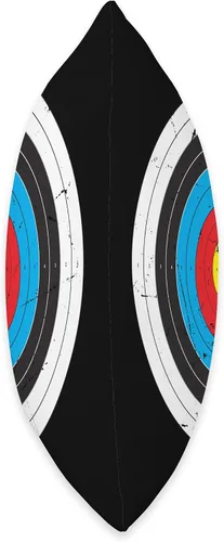 Miniatura 2 de Archer Gifts Archery Accessories & Stuff (Impresión en la parte posterior) Divertida almohada retro con tiro con arco Target Hunter, 16 x 16