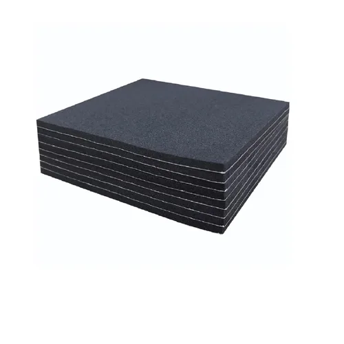 Miniatura 9 de Relleno de espuma adhesiva, 4 almohadillas de espuma de neopreno antivibración, lámina de espuma de celda cerrada de alta densidad, aislamiento