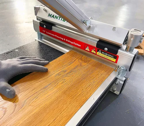 Miniatura 3 de Cortador de piso laminado profesional de 13 pulgadas MC-330 con kit de instalación de piso laminado para piso multicapa, laminado, revestimiento