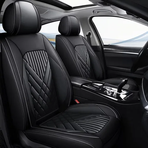 Miniatura 10 de TTX LIGHTING Juego completo de fundas de asiento de automóvil para Kia Sorento 2007-2026, funda protectora impermeable de piel sintética, compatible