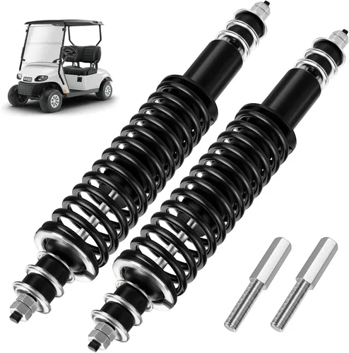 EZGO Amortiguador Delantero/Trasero para Carrito de Golf de Servicio Pesado Amortiguador de Resorte Helicoidal Compatible con EZGO Medalist/TXT