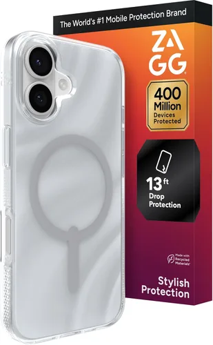 Miniatura 15 de ZAGG Milan Snap Case - Funda para iPhone 16 Plus, purpurina rosa, compatible con MagSafe, protección contra caídas de 13 pies, materiales Destellos
