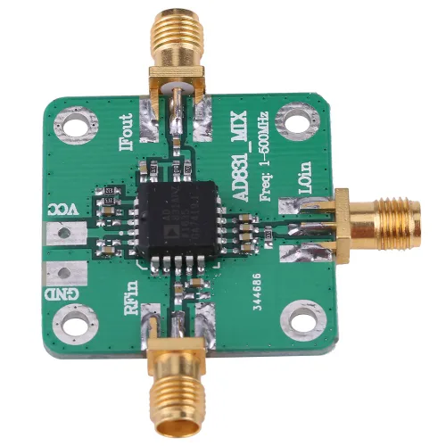 AD831 transductor de alta frecuencia módulo mezclador RF 500MHz ancho de banda mezcla abajo mezcla mezclador equilibrado doble convertidor de