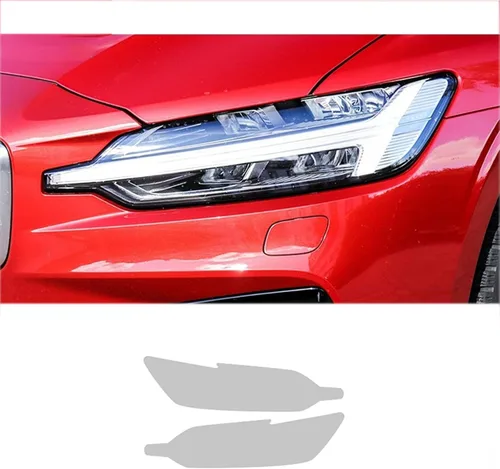 Miniatura 6 de Película protectora de faros delanteros para Volvo XC90 XC40 XC60 S60 S90 V60 V90, pegatina de TPU transparente para luz delantera, para XC90