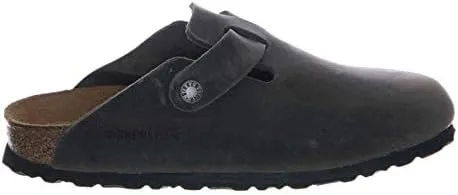 Miniatura 4 de Birkenstock Zuecos ''Boston'' de cuero en hierro 35.0 EU N, Iron