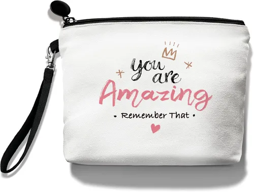 Miniatura 12 de Hglian Bolsa de maquillaje de abeja, organizador de cosméticos inspiradores, bolsa organizadora de artículos de tocador con girasol, bolsa