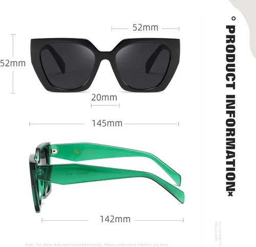 Miniatura 4 de Gafas de sol retro para mujer y hombre, cuadradas, modernas, modernas, modernas, con protección UV, parasol