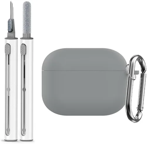 Miniatura 11 de Funda de silicona para AirPods Pro de 2 generación con kit de limpieza, llavero para hombres y mujeres, accesorio protector ideal para AirPods Pro