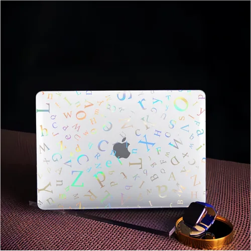 Miniatura 43 de Funda a cuadros para MacBook Air de 13 pulgadas M5 M4 M3 M2 2026-2022 A3240 A3113 A2681, piel a cuadros con textura a cuadros para MacBook Air 13.6