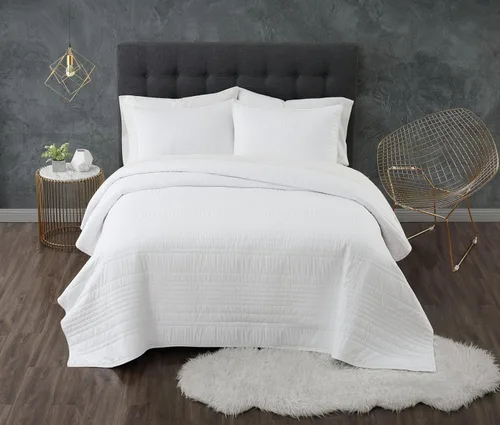 Miniatura 12 de Truly Calm - Juego de edredón de poliéster rubor de 2 piezas, tamaño individual XL, color sólido para hombres y mujeres, certificado OEKO-TEX