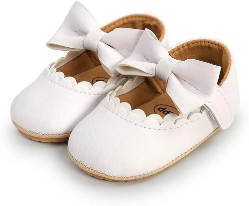 Miniatura 5 de Zapatos de bebé de primera calidad, zapatos de caminar para bebé, zapatos de princesa Mary Jane de suela suave, zapatos de vestir de boda, zapatos
