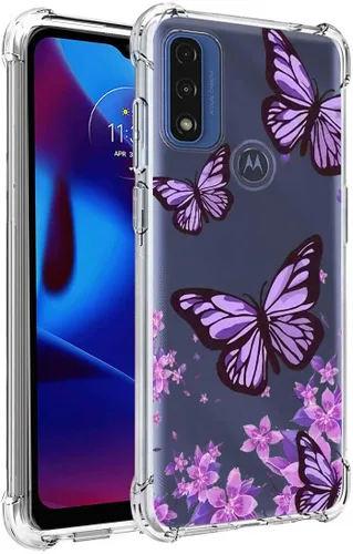Miniatura 3 de Funda para Moto G Play 2023, Moto G Power 2022, funda delgada y flexible de TPU para niñas y mujeres, bolsa de aire, parachoques de goma suave