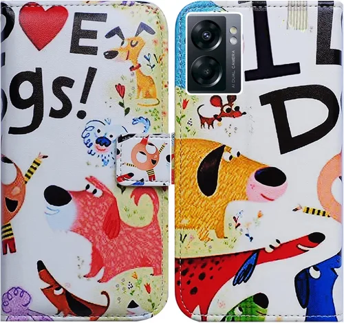 Miniatura 10 de Bcov Funda para OnePlus Nord N300 5G, diseño de pájaro negro y verde con tapa para teléfono con ranura para tarjeta y soporte para OnePlus Nord N300
