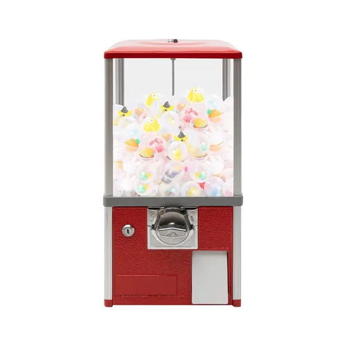 Mini máquina expendedora, máquina de chicle, máquina expendedora de juguete, máquina expendedora de cápsulas con 4 llaves, gran capacidad, máquina