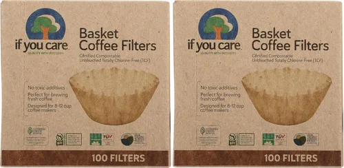 Miniatura 3 de If You Care Filtros de café (1x100 unidades), se ajusta a máquinas de café filtrado de 8 a 12 tazas