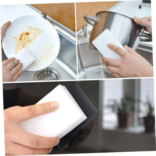 Miniatura 6 de 10pcs Nano Limpieza Esponja Borrador Extra Alta Densidad Cocina Lavado Esponja para Descontaminación Fuerte Herramienta Doméstica para el Coche