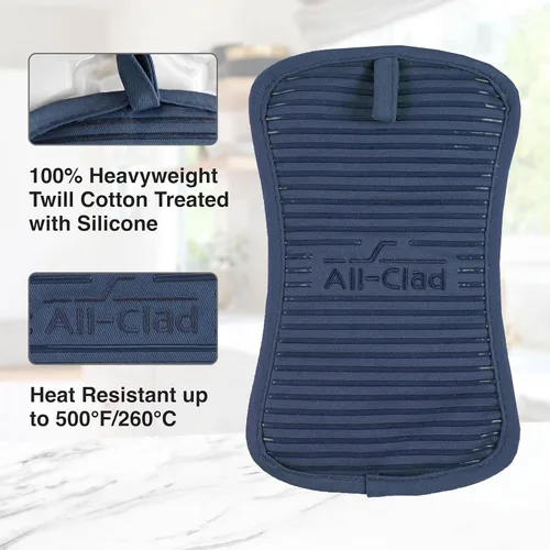 Miniatura 5 de All-Clad Agarradera Premium para Ollas, Paquete de 2, Índigo