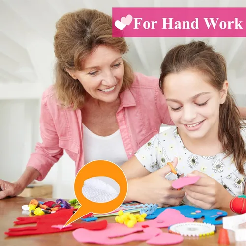 Miniatura 6 de Puntos autoadhesivos - 1200 unidades (600 pares) de 1,5 cm de diámetro, puntos de velcro adhesivos impermeables para la escuela, la oficina