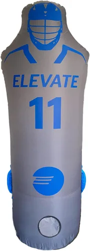 Elevate Maniquí inflable con bomba de aire, gran ayuda de entrenamiento deportivo para lacrosse, fútbol, baloncesto, hockey sobre césped, saco de