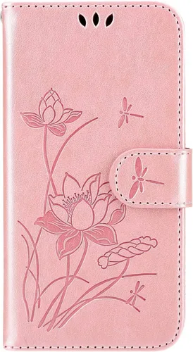 Miniatura 8 de Funda para iPhone 13/13 Mini/13 Pro/13 Pro Max, funda de cuero tipo cartera tipo libro con tapa y soporte para tarjeta y cierre magnético a prueba