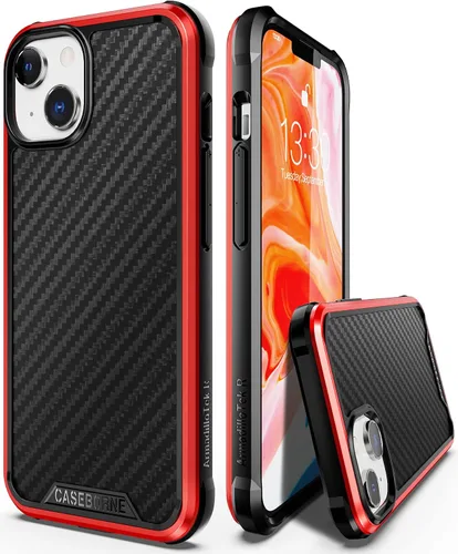 Miniatura 8 de CaseBorne R - Funda compatible con iPhone 14 / iPhone 13, transparente a prueba de golpes, grado militar, probada en caídas de 12 pies, marco