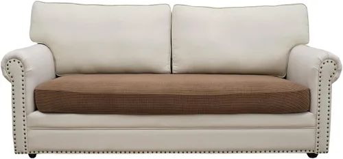 Miniatura 8 de Eismodra - Funda de sofá modular y en forma de L, funda para chaise longue, funda elástica mágica para sofá de 3 cojines en forma de L, funda