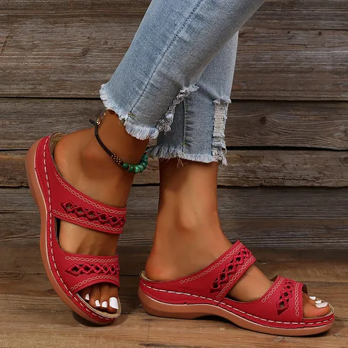 Miniatura 8 de Sandalias ortopédicas a la moda para mujer, sandalias para caminar con soporte de arco antideslizantes y cómodas, sandalias informales, sandalias