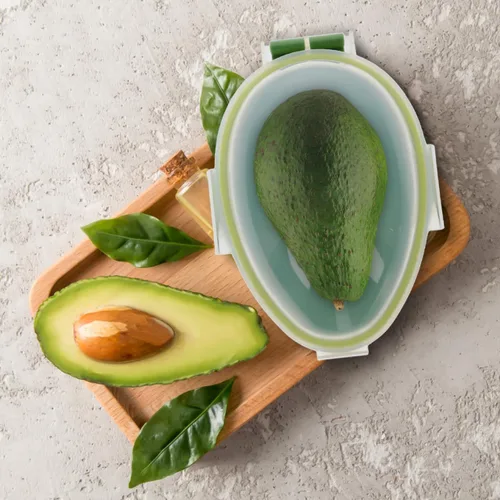 Miniatura 7 de DOITOOL Aguacate Keeper, contenedor de almacenamiento de aguacates, soporte reutilizable para ahorrador, recipiente de silicona para refrigerador