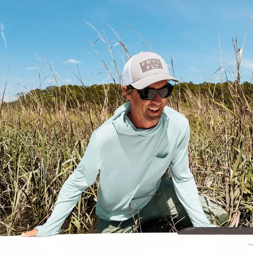Miniatura 17 de Free Fly Sudadera ligera con capucha para hombre, con protección solar UPF 20+ para hombre, transpirable, manga larga, para pesca