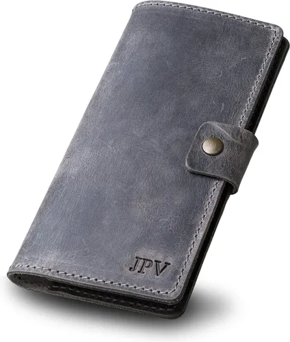 Miniatura 9 de PEGAI Fundas de cuero personalizadas hechas a mano para chequera personal Funda y cartera de cuero 100% envejecido Funda de chequera de negocios