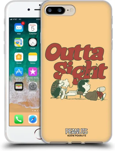 Miniatura 192 de Head Case Designs Funda de gel Woodstock 50th con licencia oficial de Peanuts Snoopy Guitar 1969 [protección de grado militar] compatible con Apple