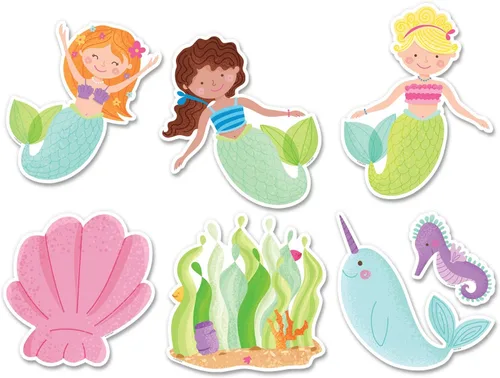 Miniatura 3 de Creative Teaching Press Banderines 6" Designer Cut-Outs (0857)
