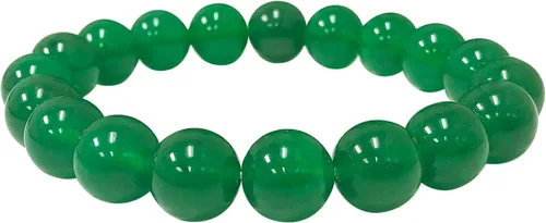 Miniatura 270 de Gem Avenue Handmade Round Bead Stretch Bracelet Unisex Natural Stone Beaded Jewelry for Men & Women, Elastic Wristband for Daily Wear