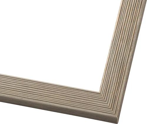 Miniatura 4 de Marco de fotos de madera maciza gris de 33 x 13 pulgadas de ancho Profundidad del marco interior de 0.5 pulgadas Marco de fotos envejecido