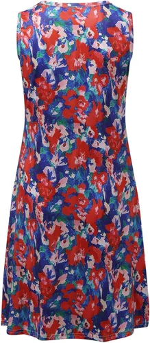 Miniatura 6 de Vestidos florales para mujer, estilo bohemio, para el verano, para la playa, plisado, sin mangas, vestidos de verano 2023, trajes de vacaciones a