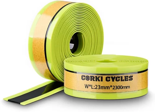 Miniatura 9 de Corki Cycles - Protectores planos para tubo de bicicleta y revestimientos de neumáticos autoadhesivos, se adapta a bicicletas de carretera