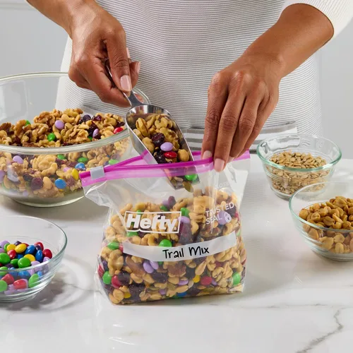 Miniatura 2 de Hefty Bolsas de almacenamiento deslizantes, tamaño de cuarto de galón, 20