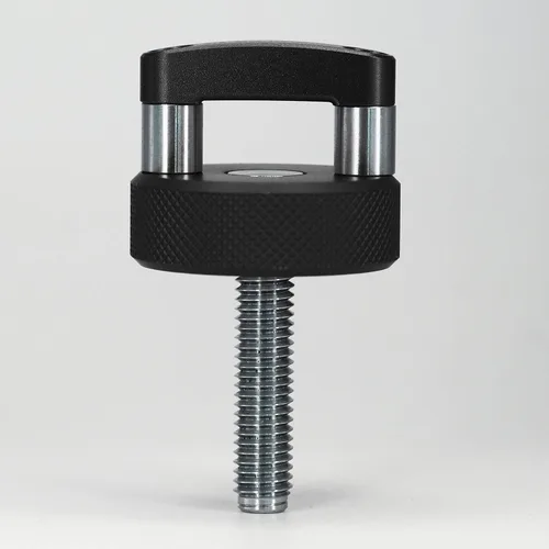 Miniatura 3 de ROCKWORKX Billet Tornillo de pulgar de aluminio duro de extracción rápida, anillo en D integrado, compatible con Jeep Wrangler JK 2007-20018, JL