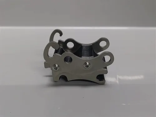 Miniatura 2 de Excavadora hidráulica Rc Cubo de metal completo Cambiador rápido, E111/E010/EC160 rc Excavadora hidráulica 1/14 Cubo de metal Conector de enganche
